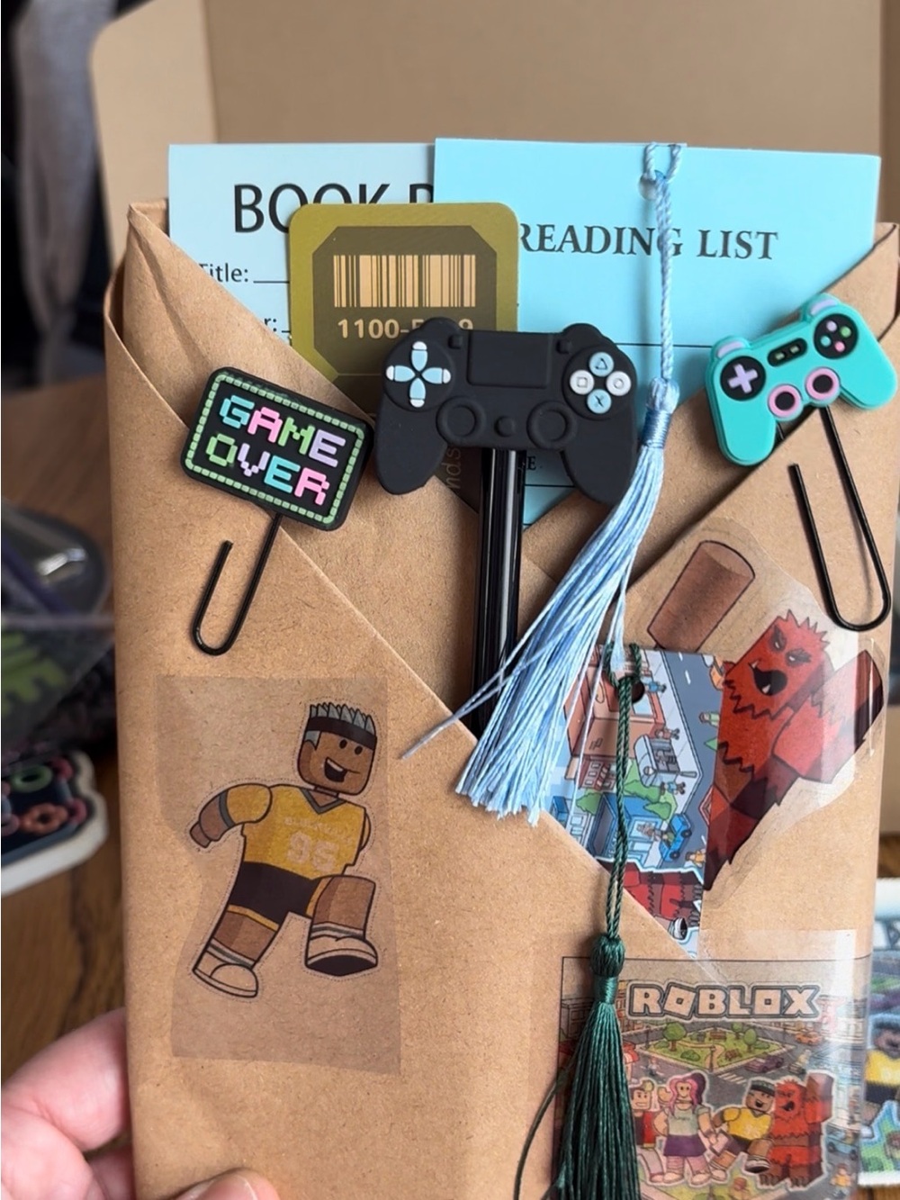 Black Game Controller Pen roblox blind date with a book Gaming Desk Accessory